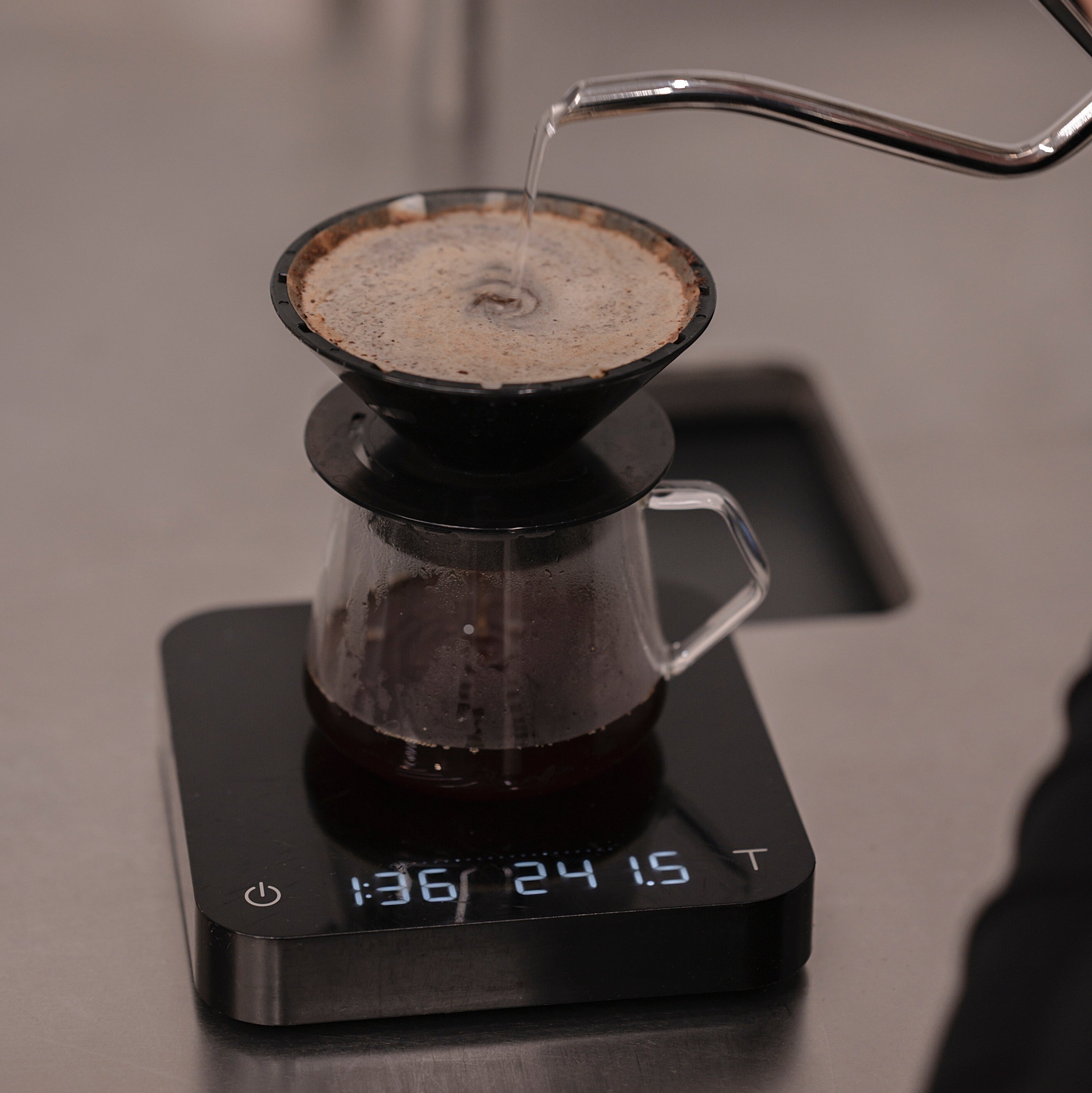 light roasted columbian brewed with UF dripper and UFO filter
